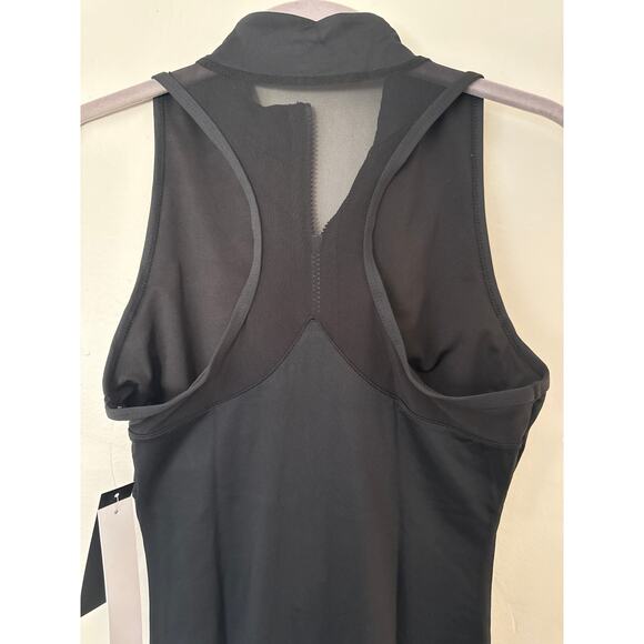 NWT DanzNMotion Racerback Zipper Leotard black L - Picture 5 of 6
